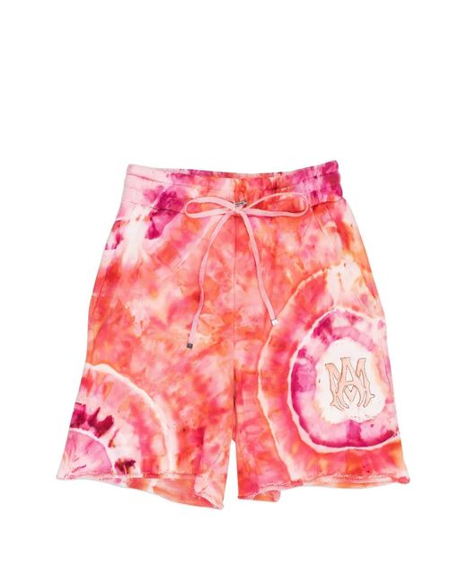 Amiri メンズ ピンク Ma タイダイ ショートパンツ