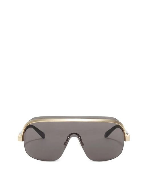 Palm Angels Gray King Rimless Sunglasses