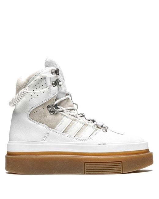 adidas X Ivy Park Super Sleek Boots in White | Lyst Canada