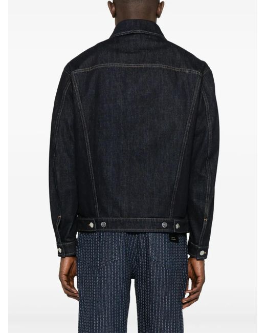 Fendi Denim Jack in het Black voor heren