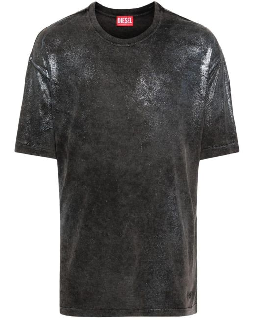 DIESEL Black Ausgeblichenes T-Buxt T-Shirt