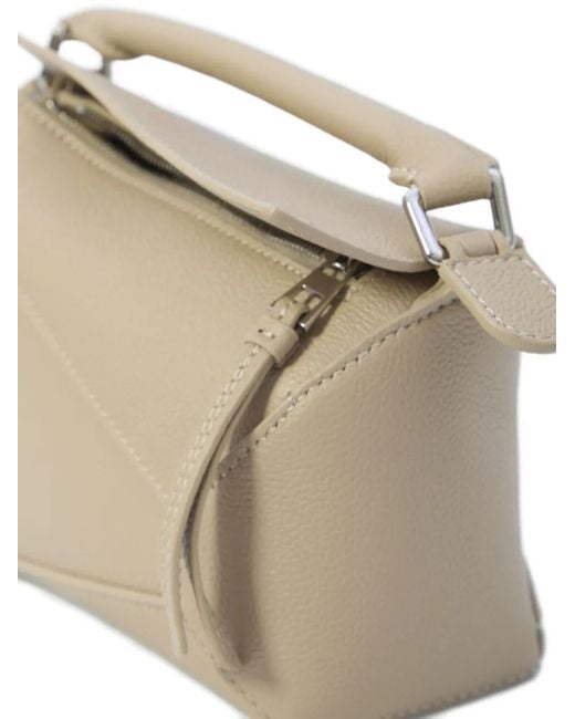 Loewe Natural Mini Puzzle Edge Tote Bag