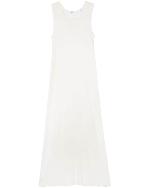 Aspesi White Sleeveless Knitted Dress