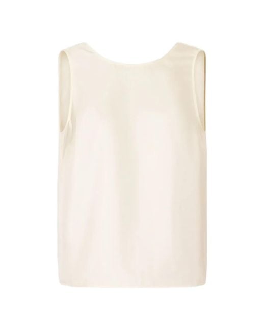 Loulou de Saison White Crew-Neck Top