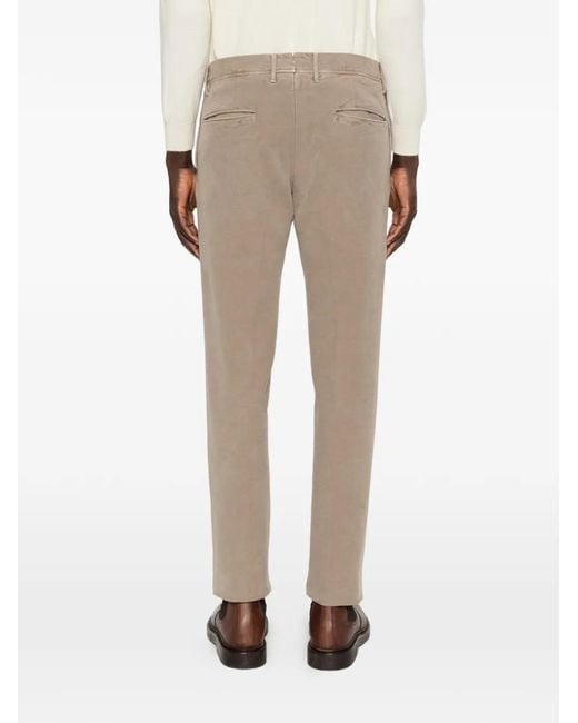 Incotex Gray Side-Pocket Straight Trousers for men