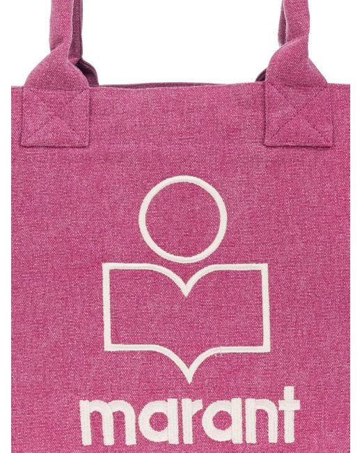 Borsa Tote Yenky Con Logo di Isabel Marant in Pink