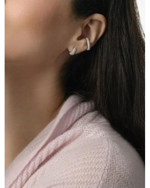 Anita Ko White 18K Diamond Baby Claw Earrings