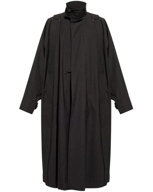 Homme Plissé Issey Miyake Parachute Coat in Black for Men | Lyst UK