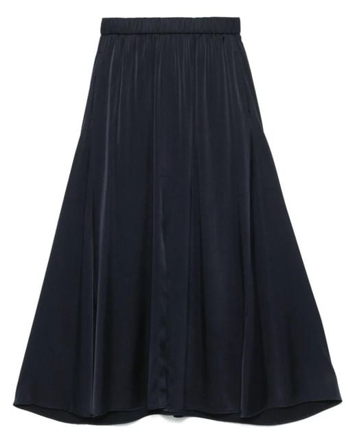 Forte Forte Blue Satin Midi Shirt