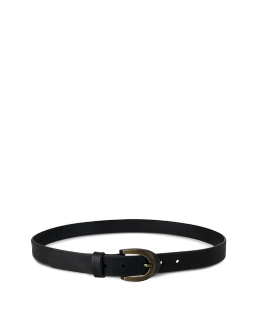 Fortela White Thea Leather Belt