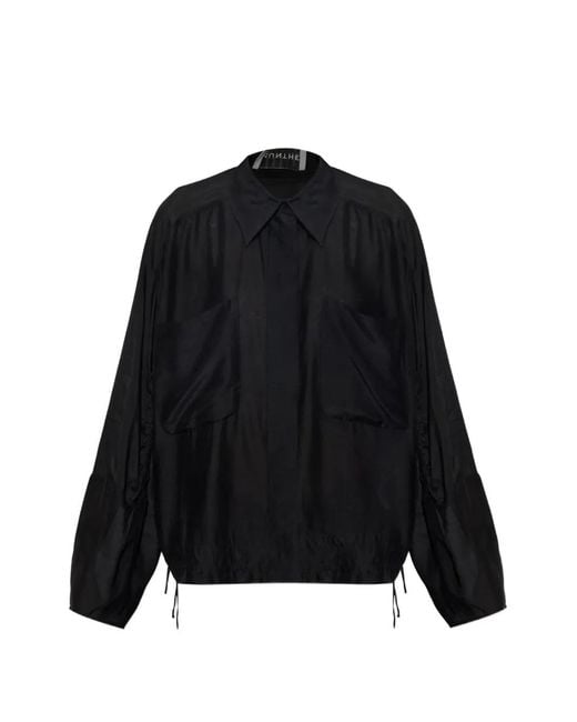 Munthe Black Vigil Pocket-Detail Shirt