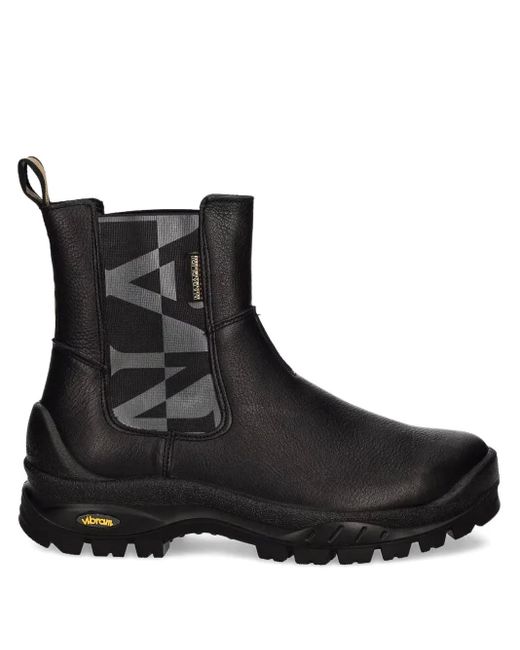 Napapijri Black Chelsea Ankle Boots for men