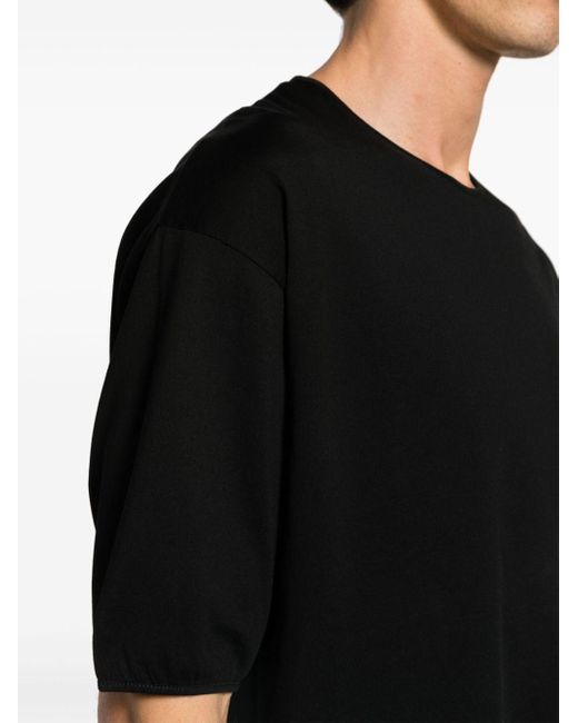 Lemaire Ss Relaxed T-shirt Black In Cotton for men
