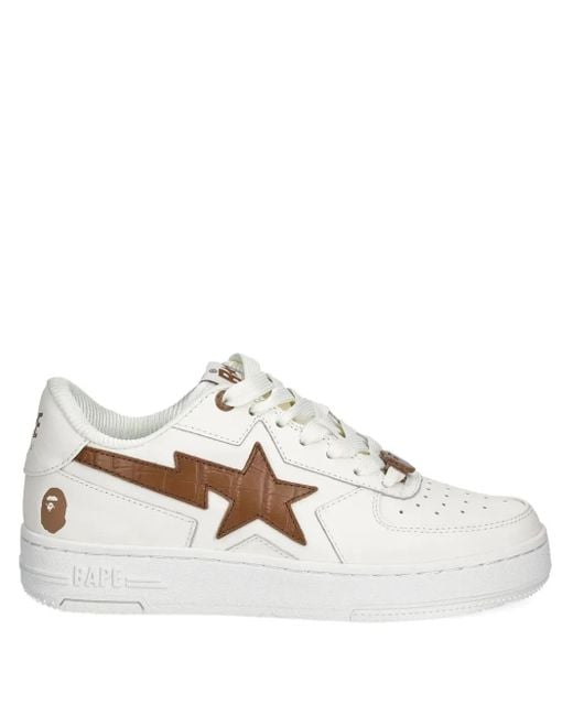 A Bathing Ape Bapesta Os Sneakers in het White
