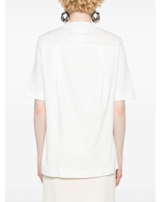 Sportmax レイヤード Tシャツ White