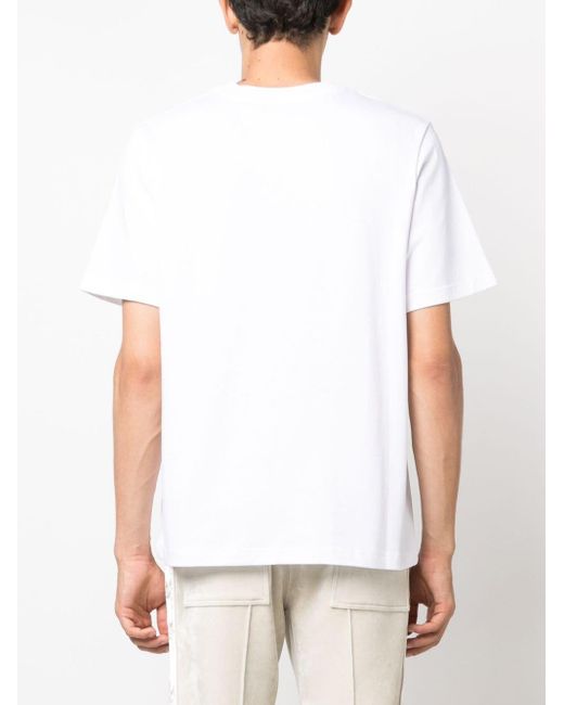 T-shirt Vue De L'Arche en coton biologique Casablancabrand pour homme en coloris White