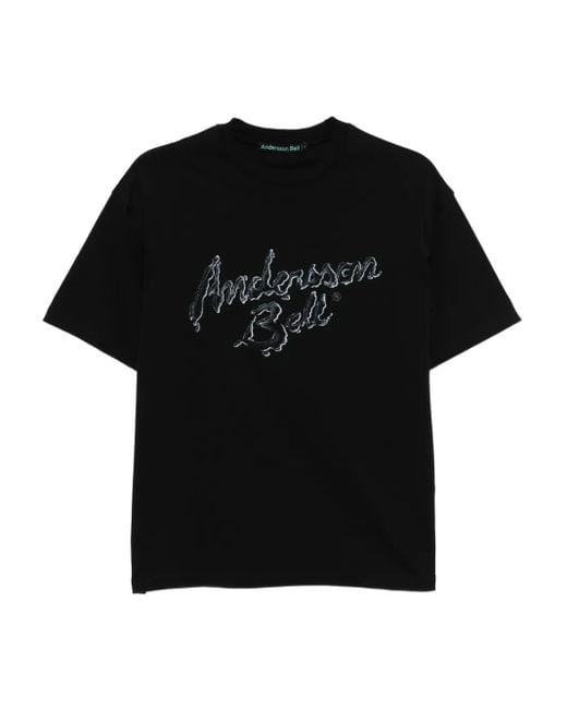 T-Shirt Con Stampa di ANDERSSON BELL in Black