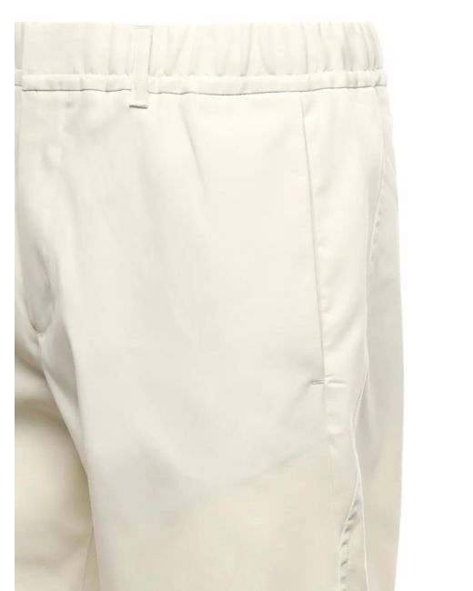 Herno Natural Elastic-Waist Side-Pocket Trousers for men