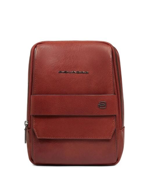 Borsa Messenger di Piquadro in Red da Uomo