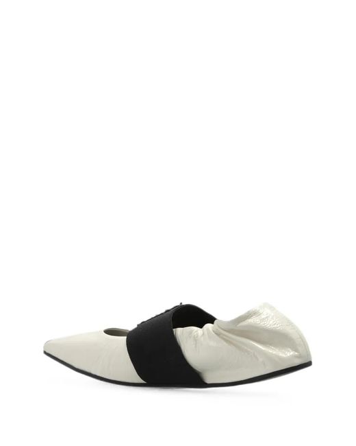 Givenchy White Crush Ballerinas