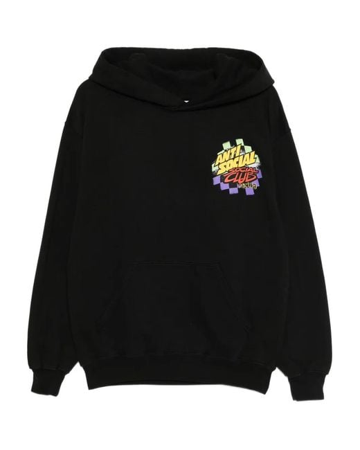 ANTI SOCIAL SOCIAL CLUB Black Artic Snowmobile Hoodie for men