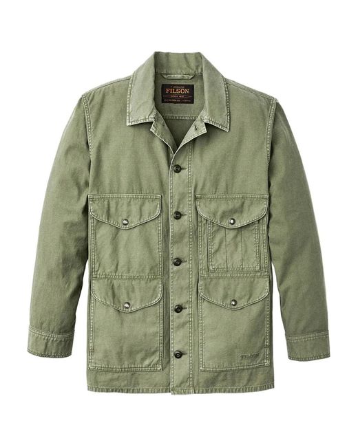 Filson Green Double-Pocket Jacket for men