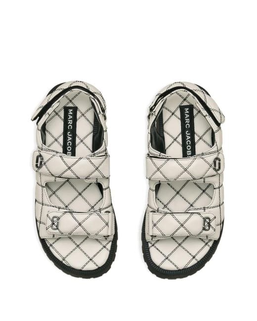 Marc Jacobs White Flat Sandals