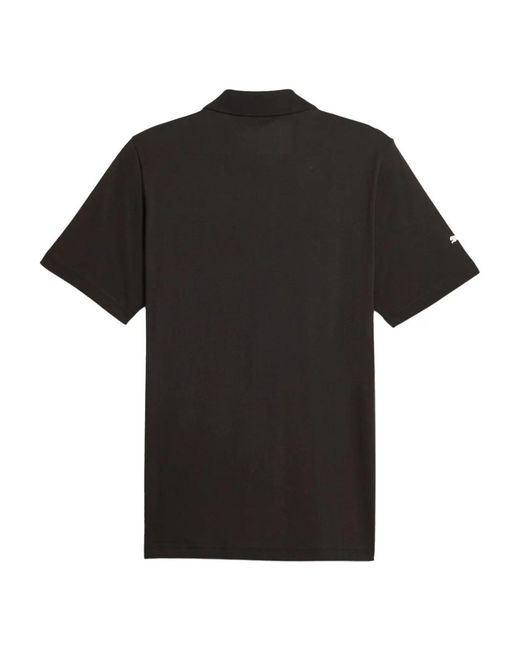 PUMA Black X Bmw Motorsport Logo Polo Shirt for men
