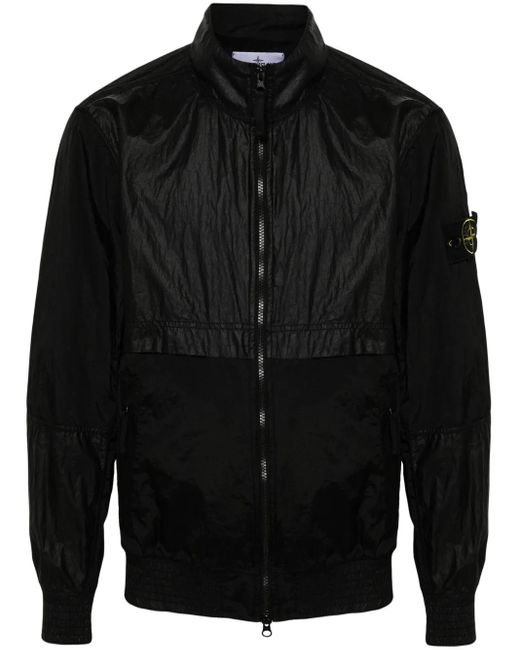 メンズ Stone Island Watro-tc ライトウェイト ジャケット Black