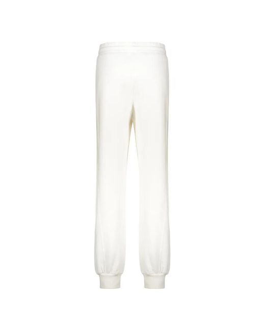 Moorer White Drawstring Elasticated Track Pants