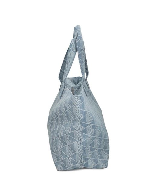 Lacoste Blue Neocroc Tote Bag