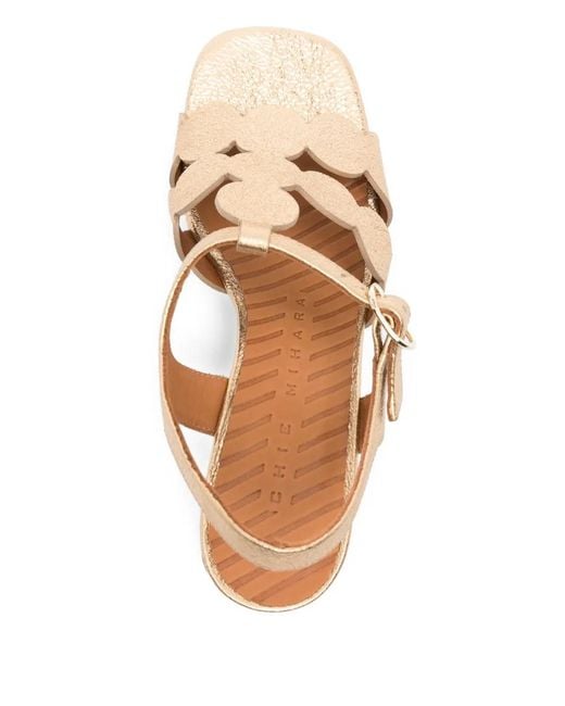 Chie Mihara Natural Linaza Buckle Sandals