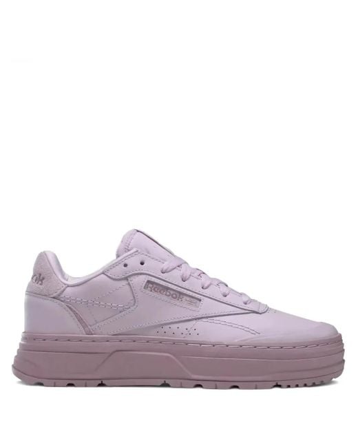 Sneakers Con Suola Rialzata di Reebok in Purple