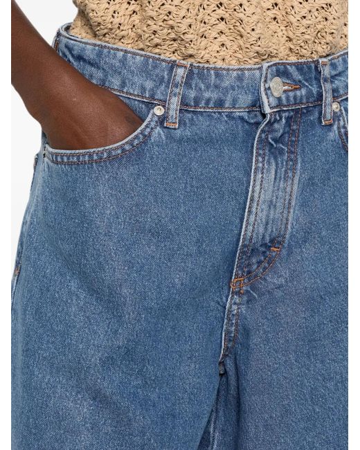 Marc O' Polo Blue Faded Denim Shorts
