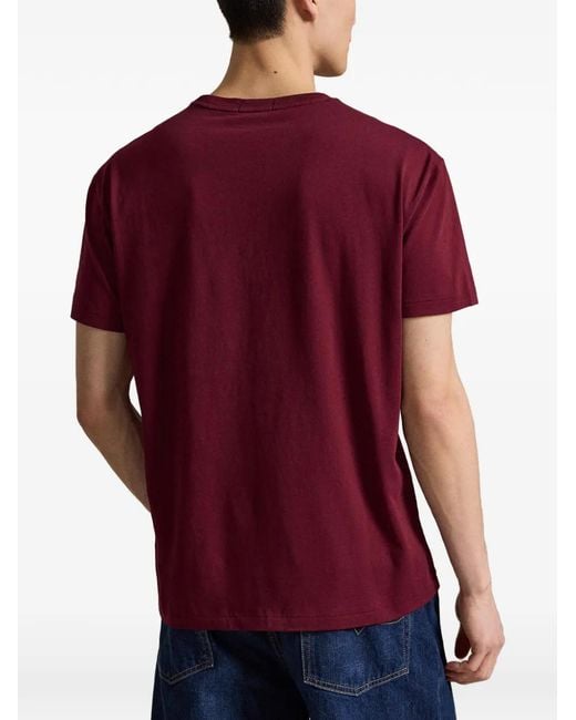 Polo Ralph Lauren Logo-Print Pony-Embroidered T-Shirt for men