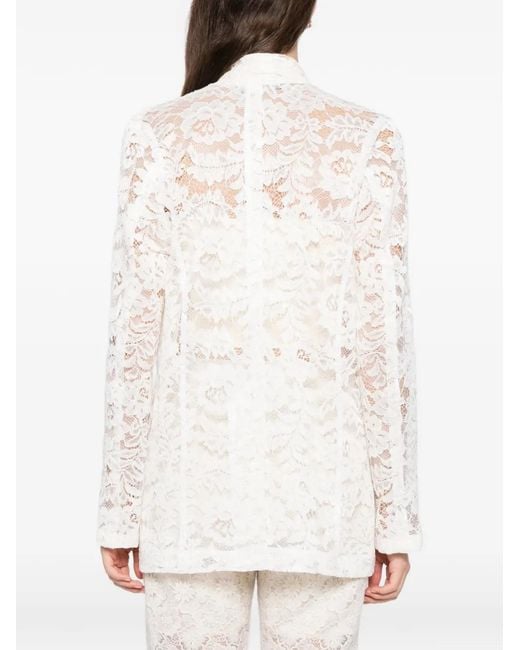 BLAKLACE White Lace Blazer
