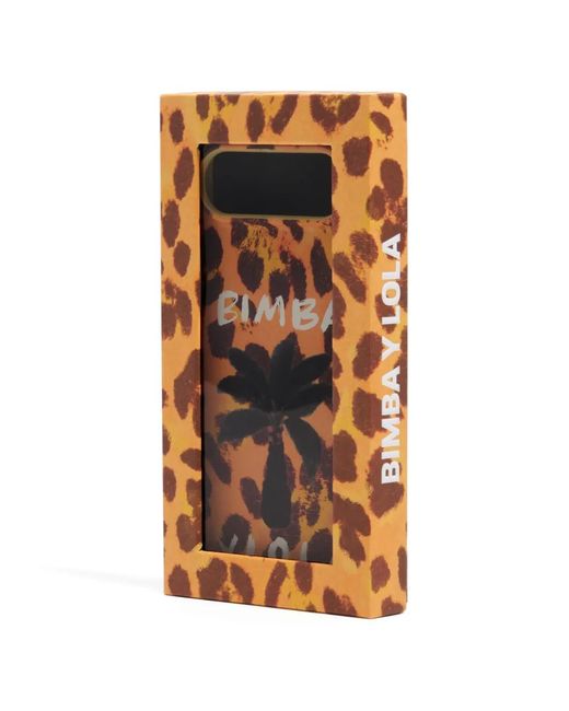 Bimba Y Lola Orange Iphone 17 Air Animal-Print Phone Case