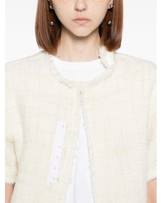 Magliano White Bouclé Jacket