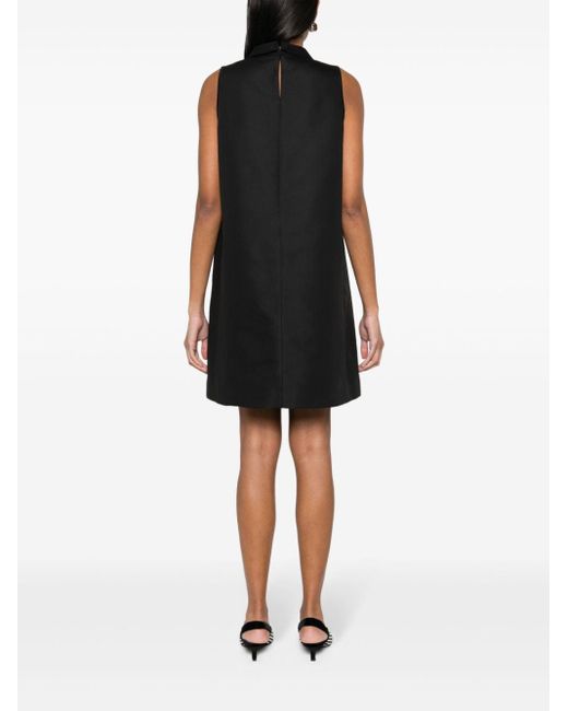 N°21 Mini-jurk Van Katoenblend in het Black