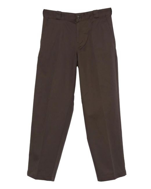Dickies Gray Cotton Trousers for men