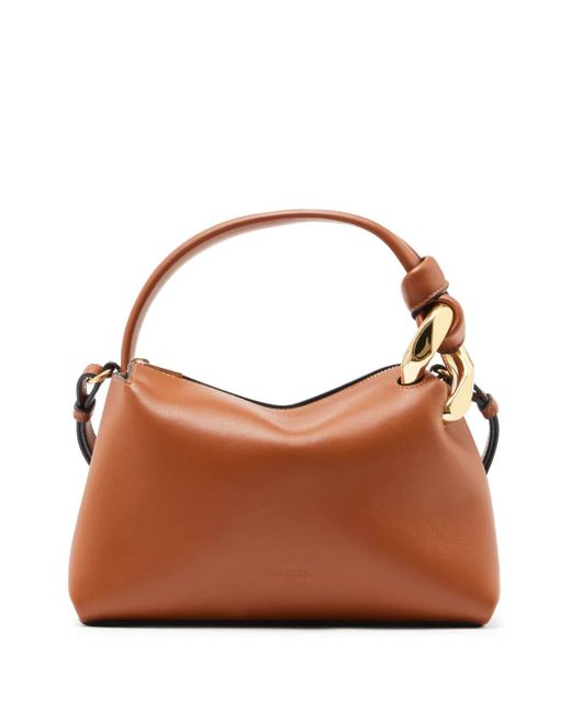 J.W. Anderson Brown Kleine Corner Schultertasche