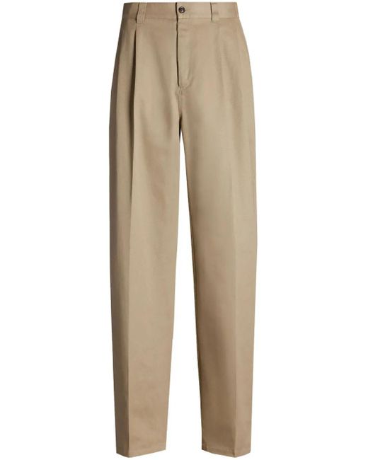 Maison Margiela Natural X Pendleton Yoke-Detail Trousers