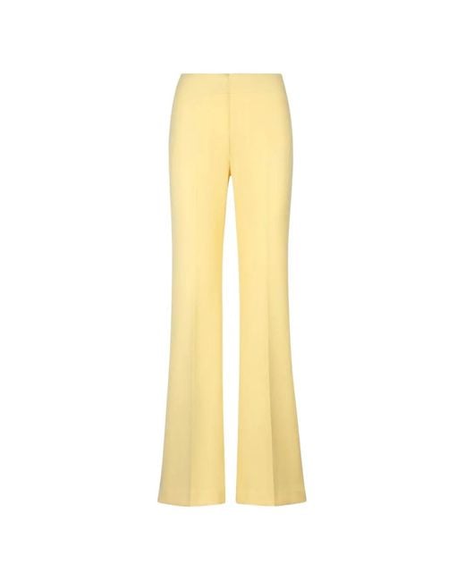 Smythe Yellow Classic Flared Trousers