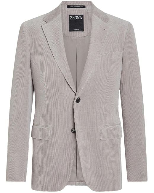 メンズ Zegna Cashco ジャケット Gray
