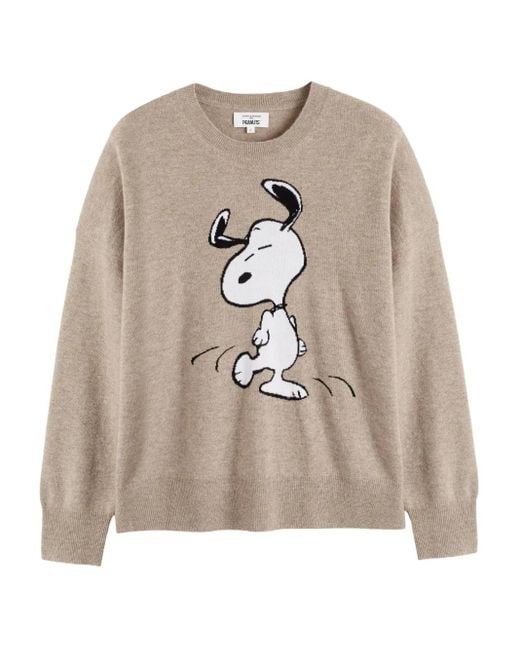 Chinti & Parker Natural Dancing Snoopy Sweater