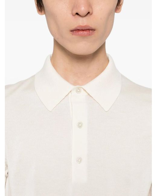 Tom Ford Poloshirt mit kurzen Ärmeln in White für Herren