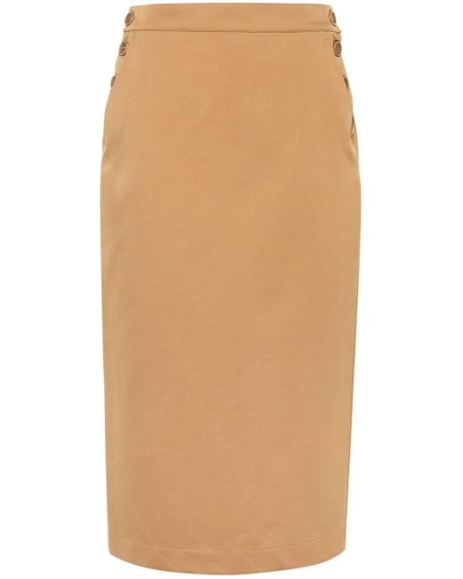 Max Mara Natural Cotton Skirt