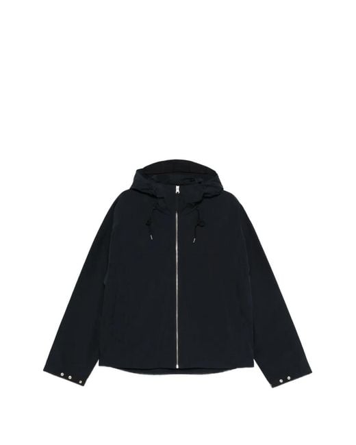 C P Company Blue Zip-Up Hooded Jacket for men