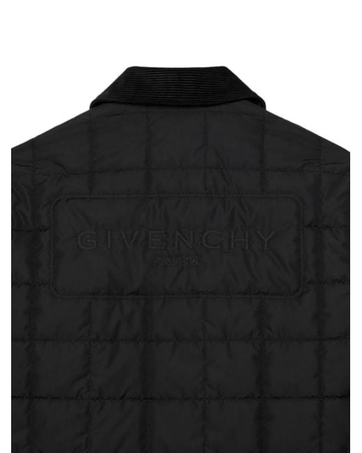 Givenchy Black Couture Seam Quilted Blouson With Paris for men