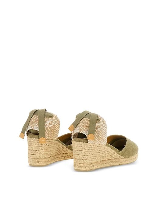 Castaner Metallic Ankle-Strap Espadrilles